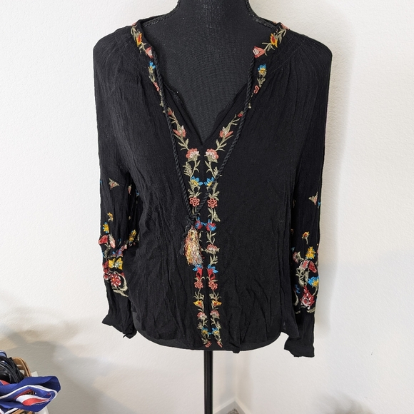 💘 {Anthropologie} Maeve Lanie Peasant Top - Picture 2 of 7